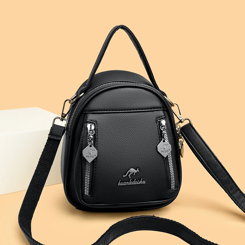 

Women Large Capacity Backpack Purses High Quality Leather Female Vintage Bag School Bags Travel Bagpack Ladies Bookbag Rucksack