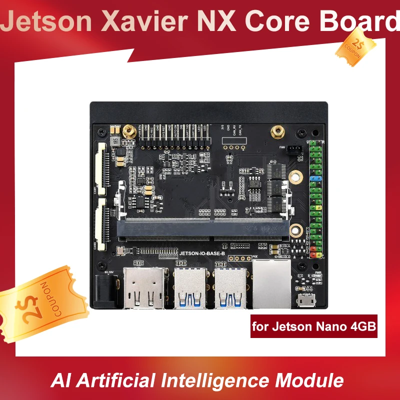 Jetson Xavier NX Core Board AI Artificial Intelligence Module Intelligent Light Sensor Maker for Jetson Nano 4GB Developer 