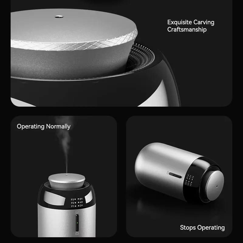 NAMSTE Portable Car Aroma Diffuser USB Powered 10ml Capacity Smart Timing Air Freshener Home Auto Battery Oil Scent Machine view 5