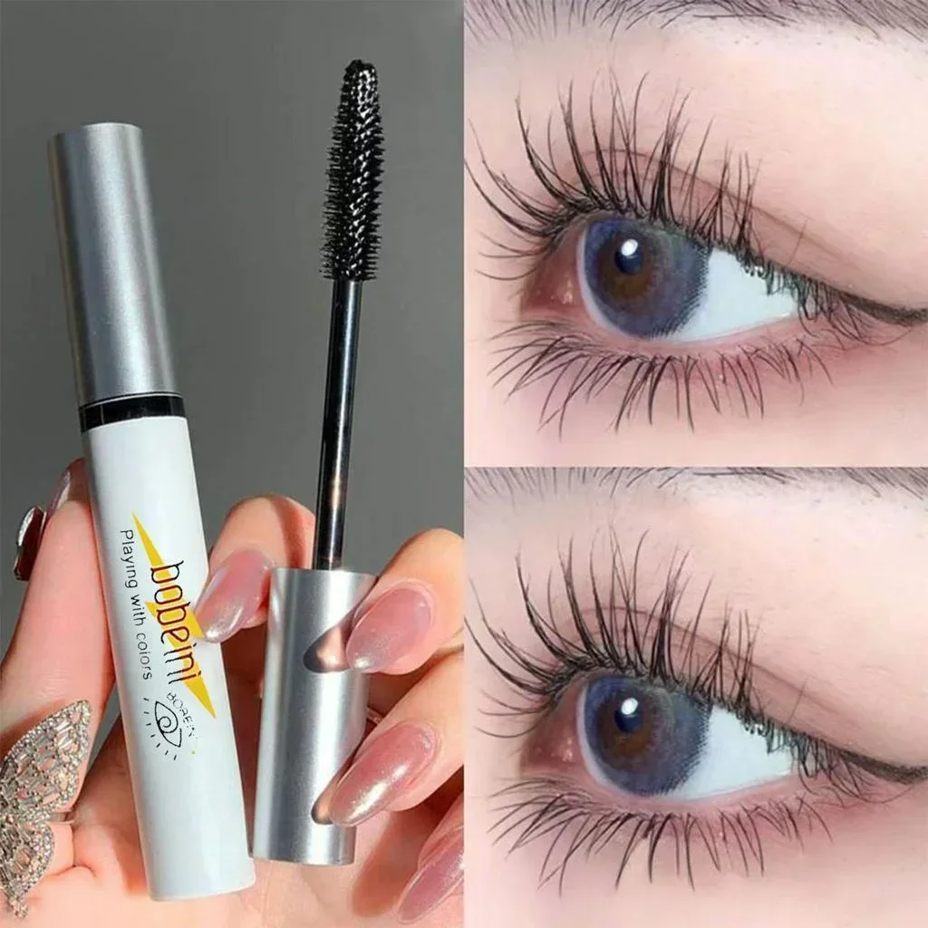 Ultra-fine Small Brush Head Mascara Lengthening Black 3D Lash Eyelash Extension Eye Lashes Long-wearing Black Color Mascara