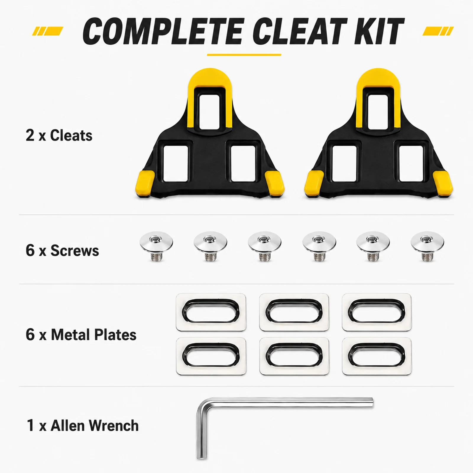 Road Bike Pedal Cleat SPD Bicycle Pedals Self-locking Plate Clip for SHIMANO Bike Cycling Shoes Bicycle Accessories view 6