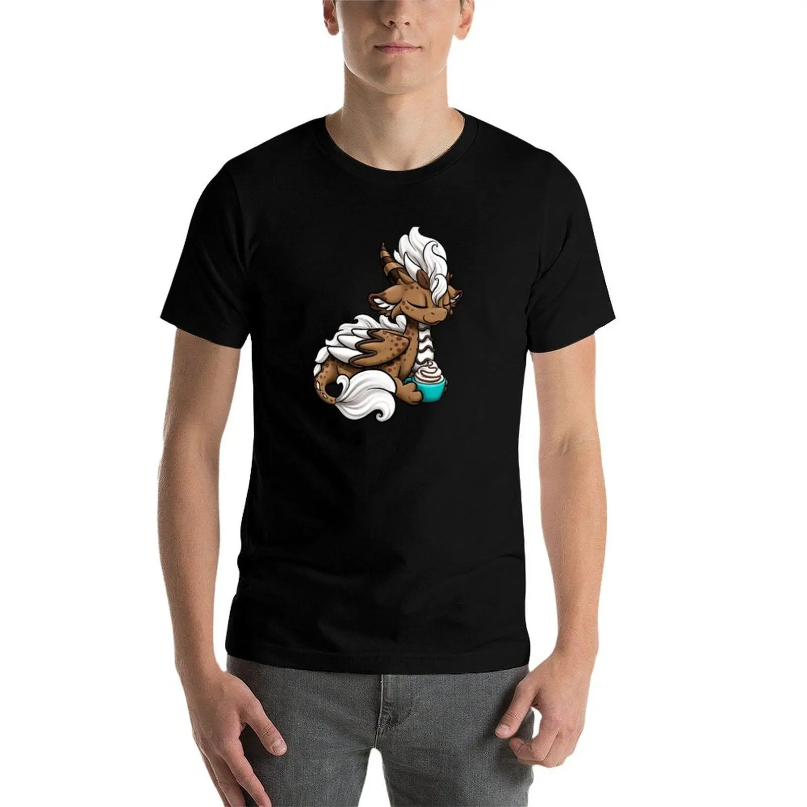 

Mocha 'Coffee Beans' T-Shirt man t shirt luxury t shirts for man pack white anime t shirts for man T-Shirt