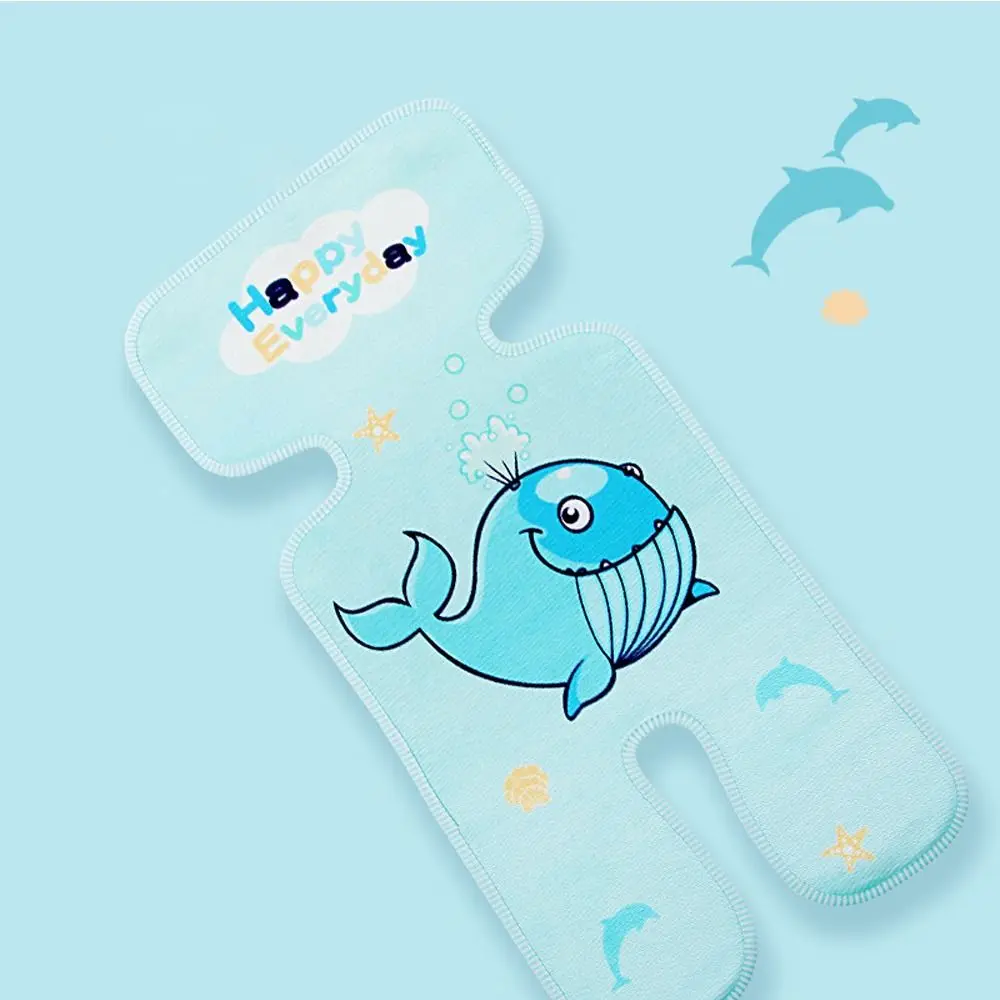 

Breathable Whale Dolphin Summer Deer Ice Silk Stroller Cooling Pad Stroller Accessories Baby Stroller Cushion Seat Pad