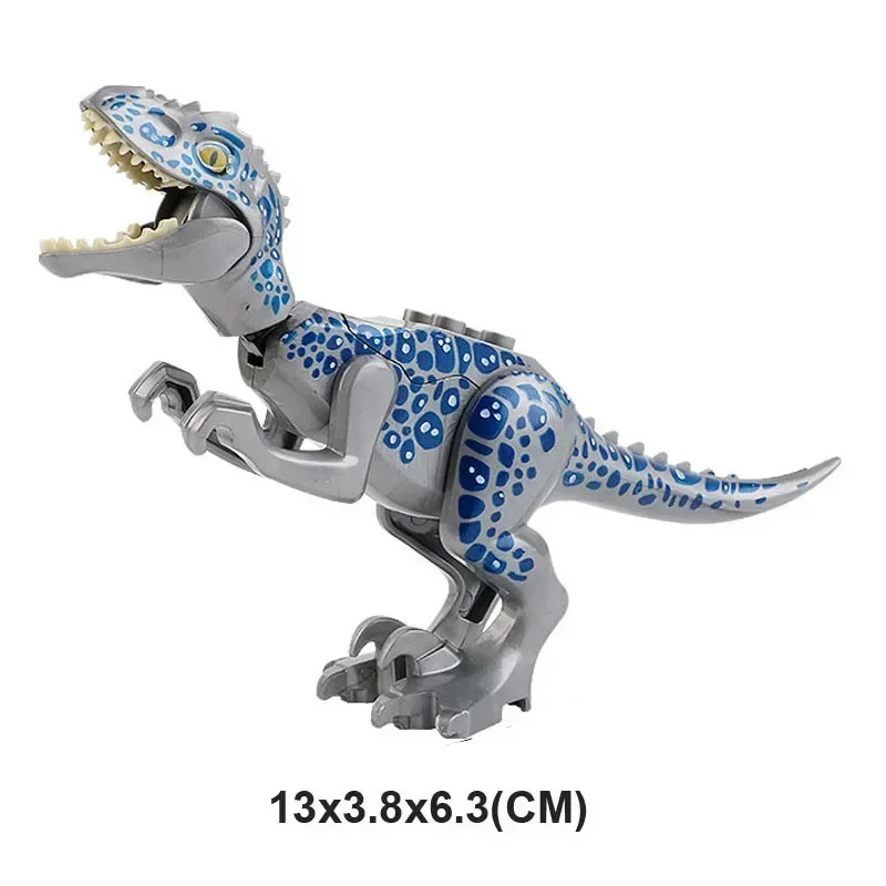 Hot Sale!! Jurassic Dinosaur Sea World Animals Mosasaurus Indominus Rex Model Building Blocks Enlighten Bricks Toys For Children