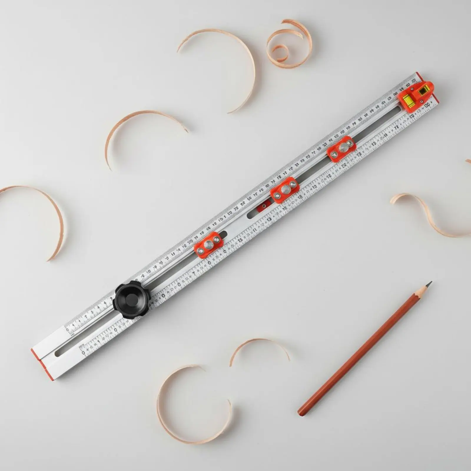 

Double Hole Positioning Ruler Multi-Function Drilling Positioning Ruler Woodworking Hole Jig