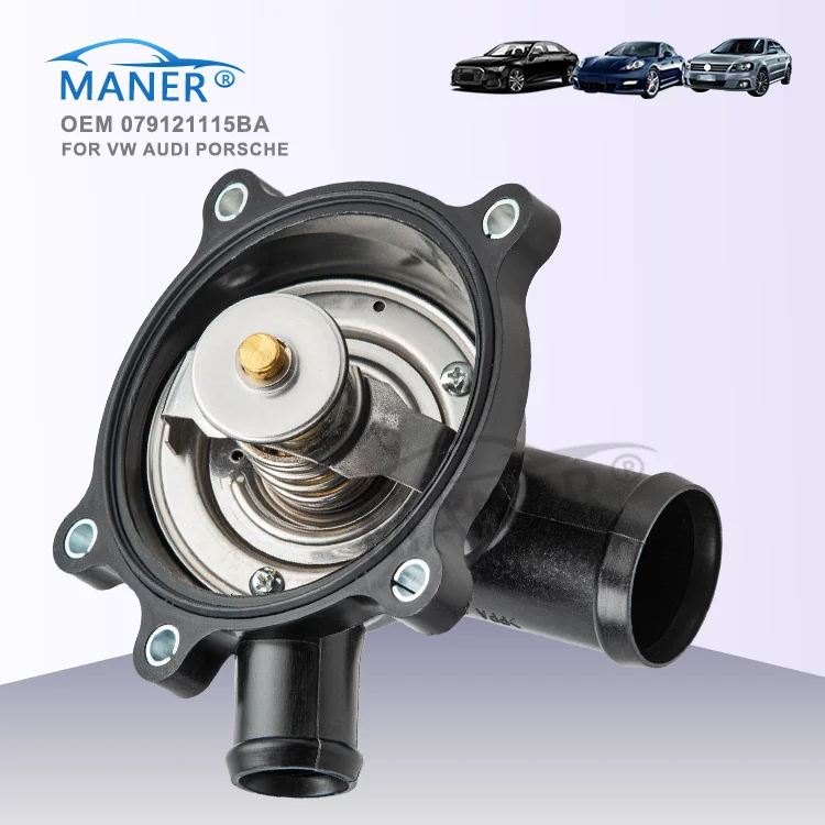 

MANER 079121115BA 079121115BK Engine Cooling Parts Coolant Thermostat Housing for Audi A8 Q7 VW Touareg