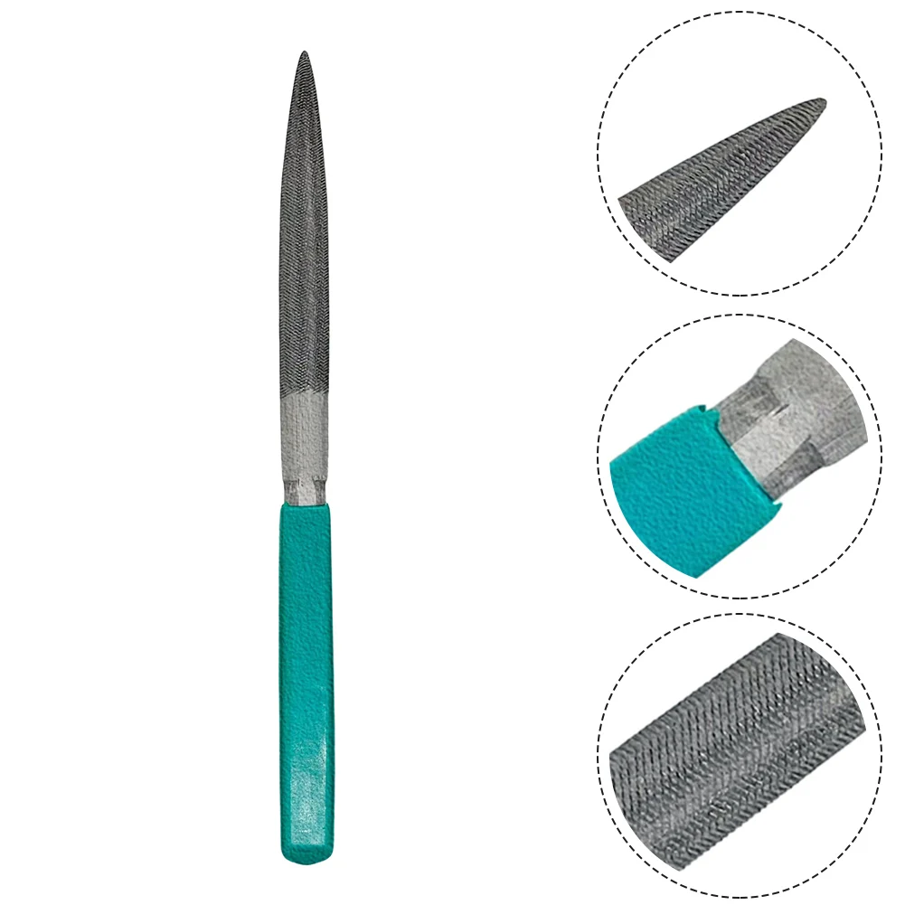 Needle File Half Round Files 205mm Grinding Tool Hand Tool Medium Tooth Semi Circular Small Steel Gold Hardened Steel