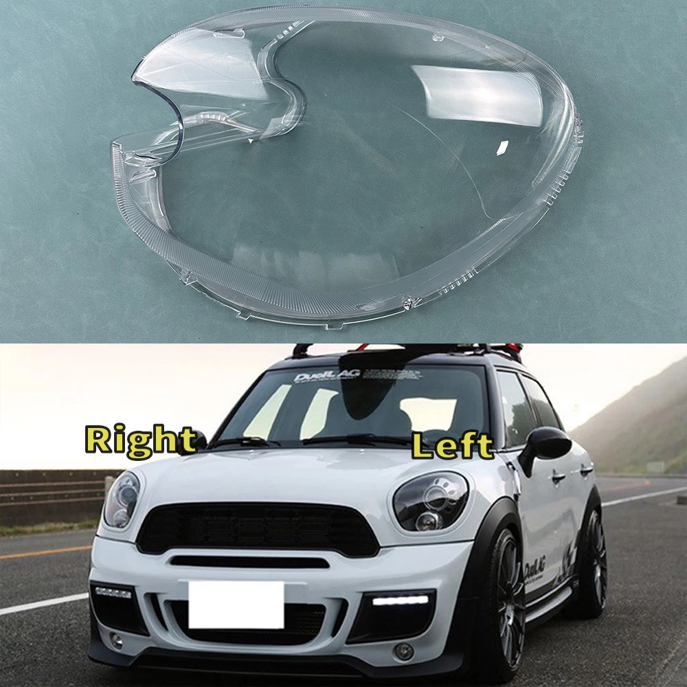 

For BMW MINI R60 2011-2016 Front Headlamp Cover Transparent Mask Lamp Shade Headlight Shell Lens Replace The Original Lampshade