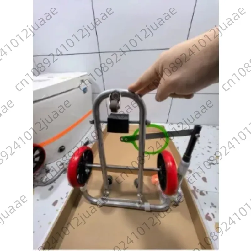 Toilet  Auxiliary Installation Artifact, Positioning and Moving, Folding Portable Labor-saving Trolley, Easy Installation