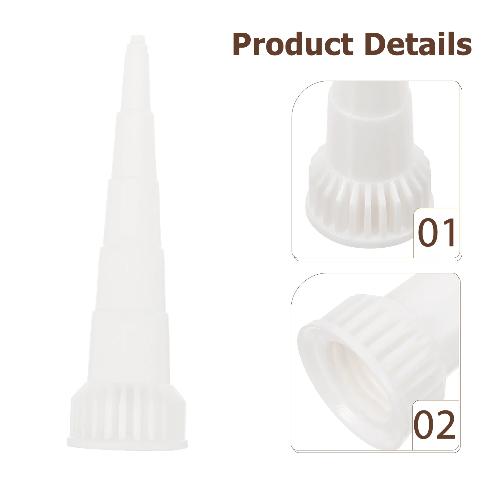 

4Pcs Versatile Caulking Nozzles Tips Tool Kit For Various Applications