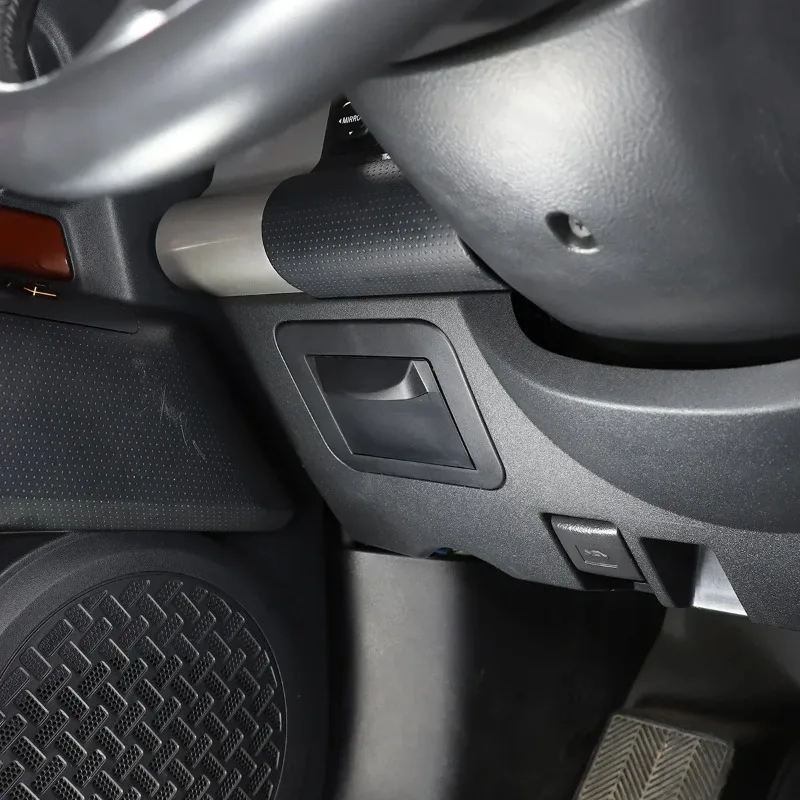 Suetlcoity For Toyota FJ Cruiser 2007-21 Car Dashboard Driving Position Fuse Storage Box Hidden Storage Box Trim Car Accessories