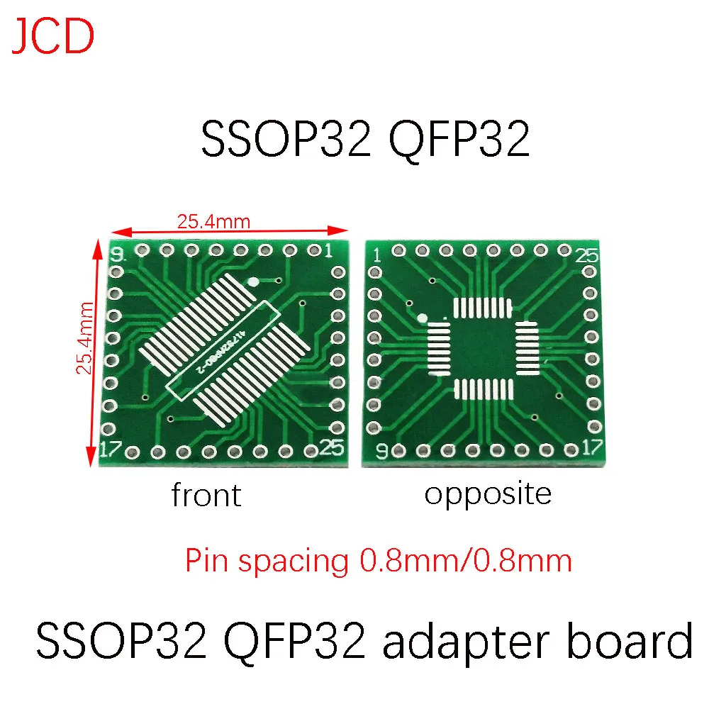 1PC PCB Board SOP Adapter Doppel Pin Löten SOP8 SOT223 DFN10 SSOP TQFP128/144 QFN44/48 QFN56/64 QFN32/100 IC Test – Detail 7