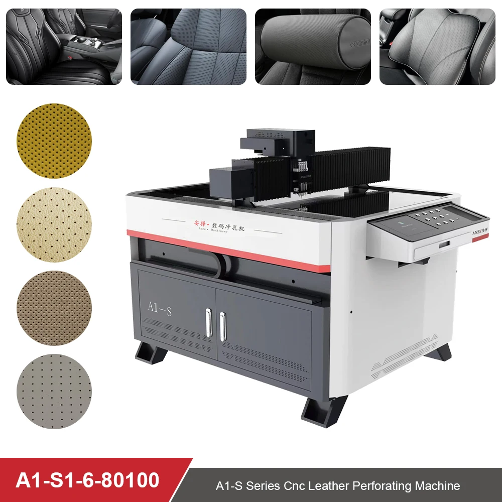 Cutting Edge, Enhances Quality for Leather Punching   Precision Leather Perforating Machine, Smooth & Burr-Free