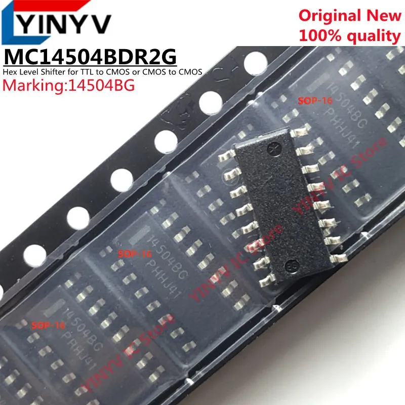 10PCS MC14504BDR2G 14504BG MC14504BDR2 MC14504BDG MC14504BD MC14504B 14504B MC14504 SOP16 Chipset  Original New 100% quality