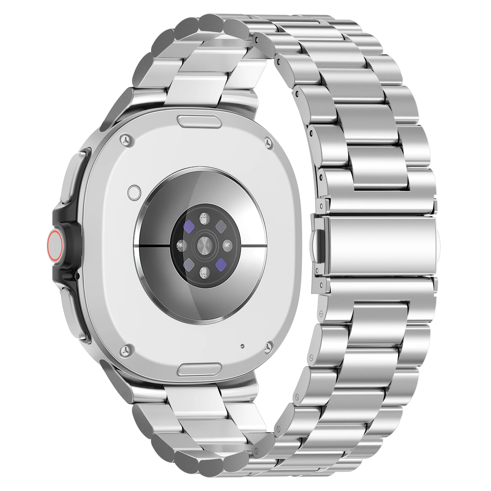 حزام من الفولاذ المقاوم للصدأ لساعة سامسونج جالاكسي 8 الكلاسيكية 46 مللي متر حزام ساعة معدني سوار كوريا لساعة سامسونج 8 40 مللي متر 44 مللي متر