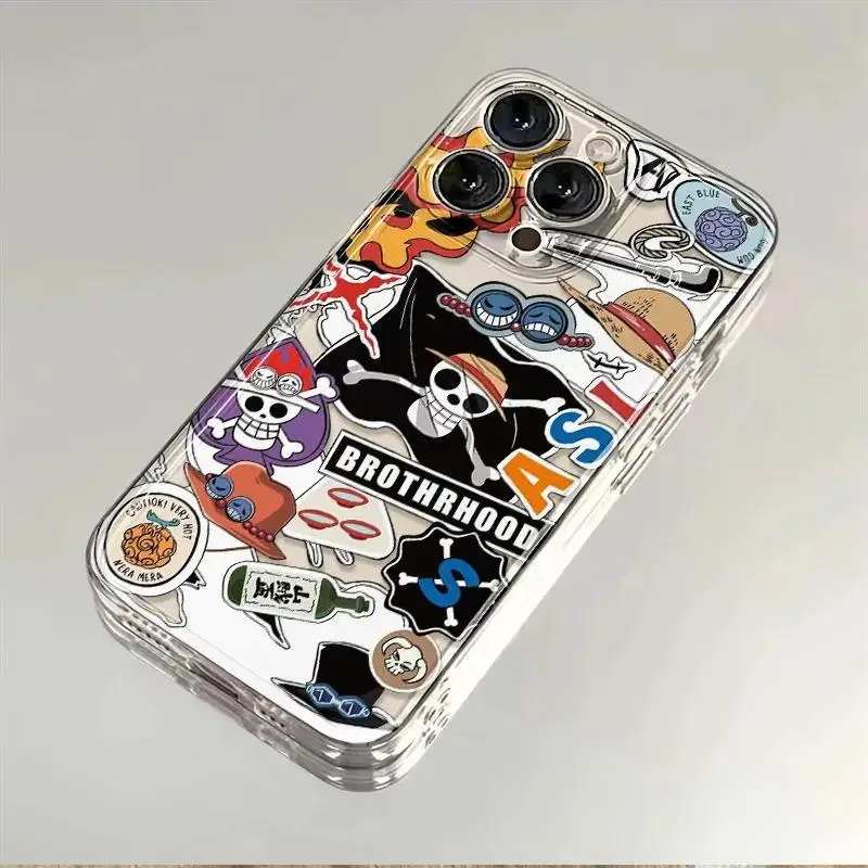 Anime ONE PIECEs Phone Case For Samsung S26 S25 S24 S23 S22 S21 S20 FE Note20 Note10 Plus Ultra Lite Edge 5G Clear Soft Cover
