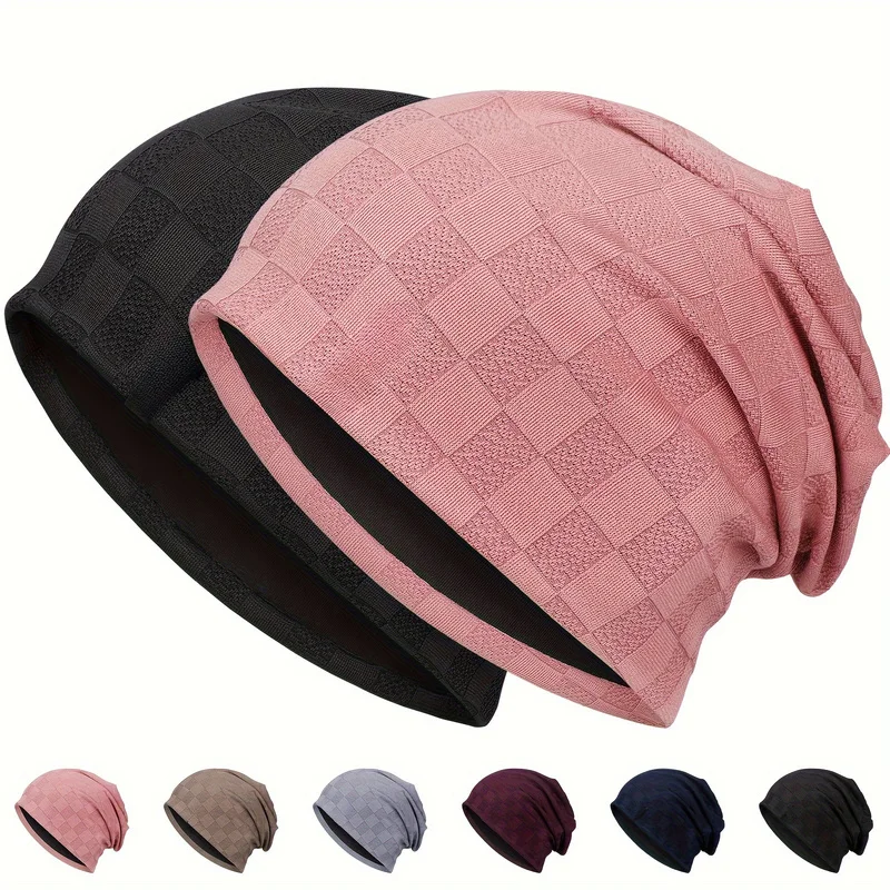 Beanie Skull Cap Unisex Multifunction Loose Knit Hat with Slight Stretch Autumn Winter Warm Essential for Festive Occasions