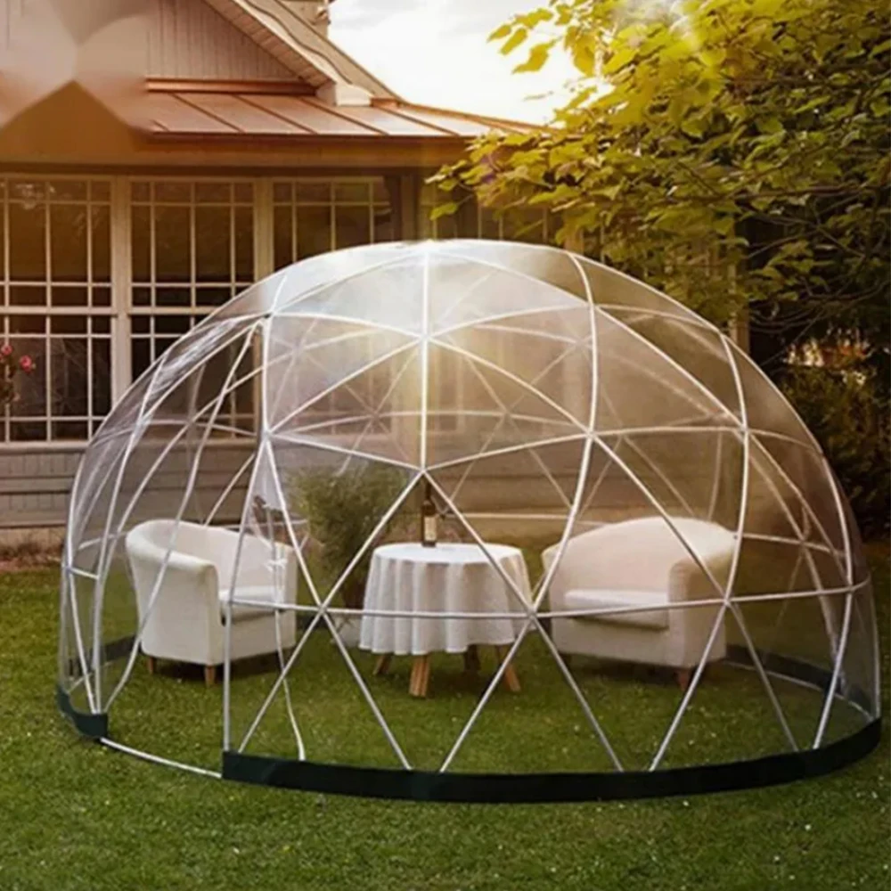 Customied Bubble Tent Dome House, 12ft Outdoor Transparent Tent, Garden Dome Bubble Tent, Waterproof Garden Igloo Tent with PVC