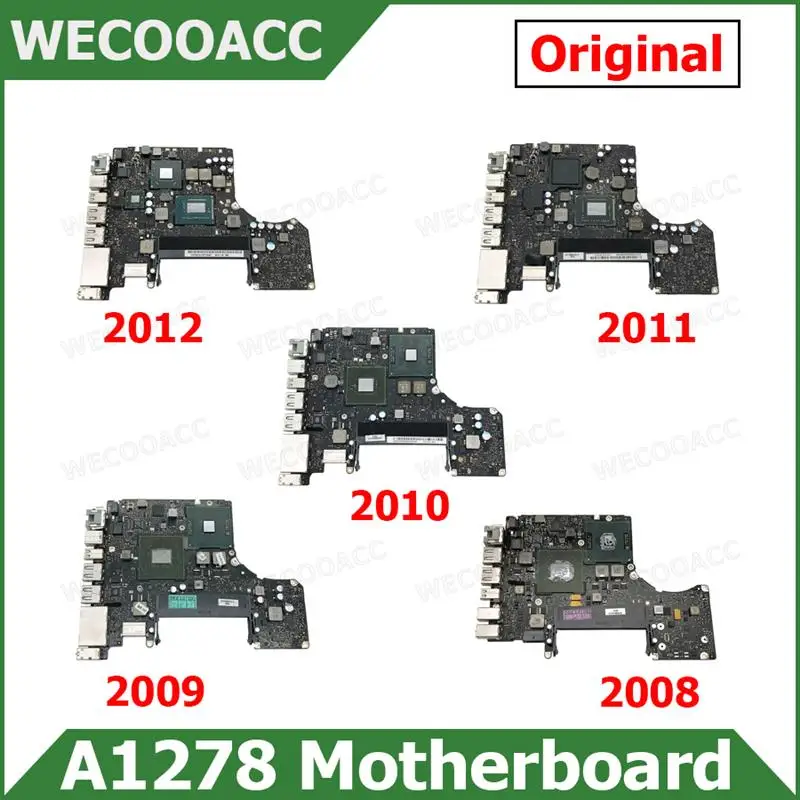 

New Original A1278 Motherboard For Macbook Pro 13" A1278 Logic Board 2008 2009 2010 2011 2012 Years