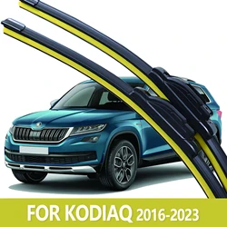 Windshield Wiper Blades For   Skoda Kodiaq 2016 - 2023 2PCS Windshield Cleaning Car Accessories
