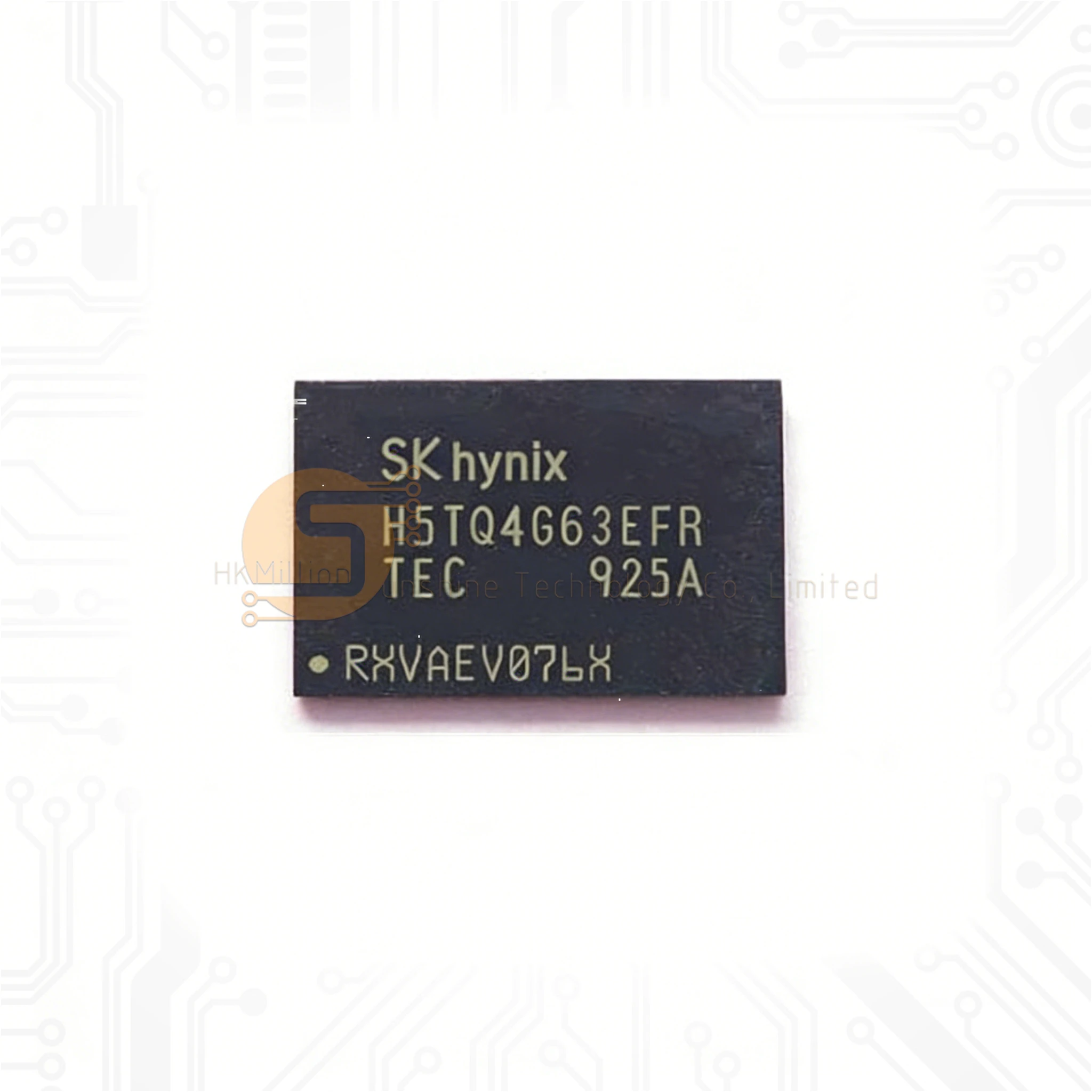 Original 2pcs H5TQ4G63EFR-TEC DDR3 SDRAM Chip 4Gb 256Mx16 FBGA-96 Memory IC
