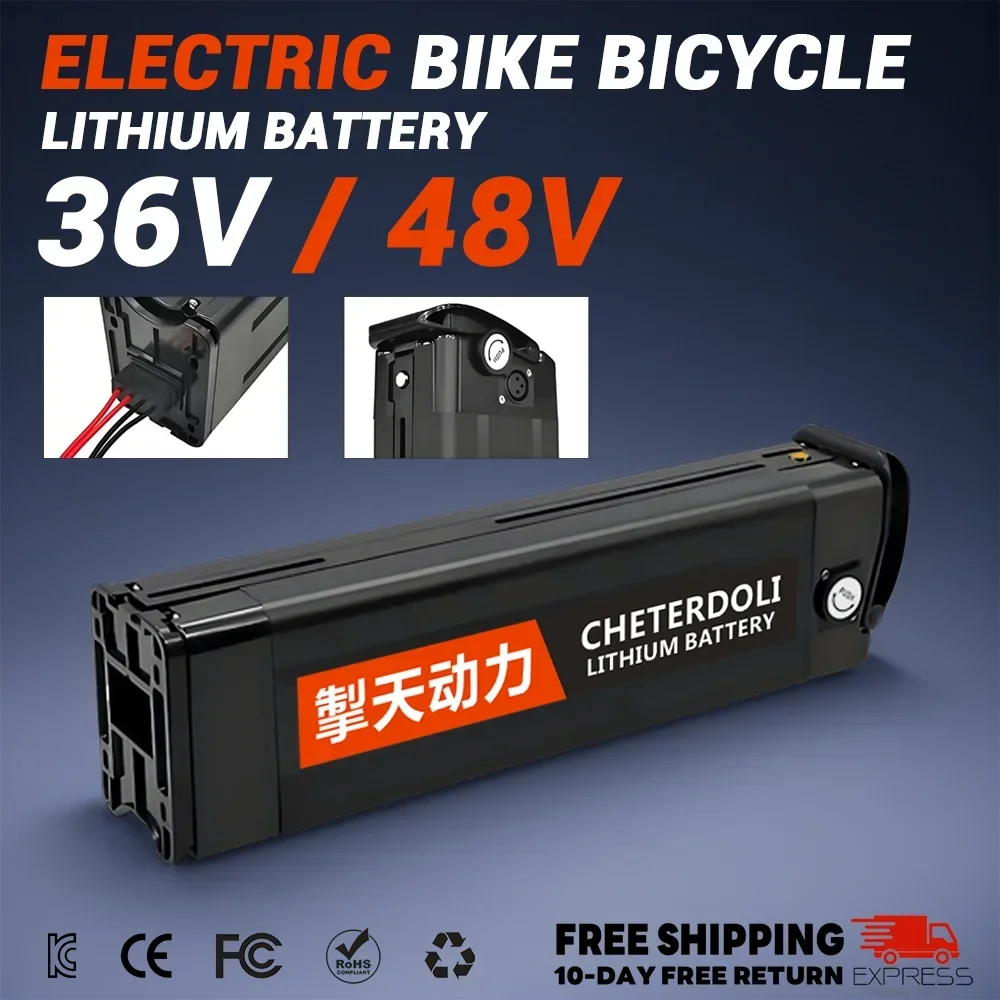 

Premium Silverfish Lithium Ion Battery Pack + Charger | 48V 20AH/17AH/15AH & 36V 20Ah | High Power 250W-1000W | 18650 Cells