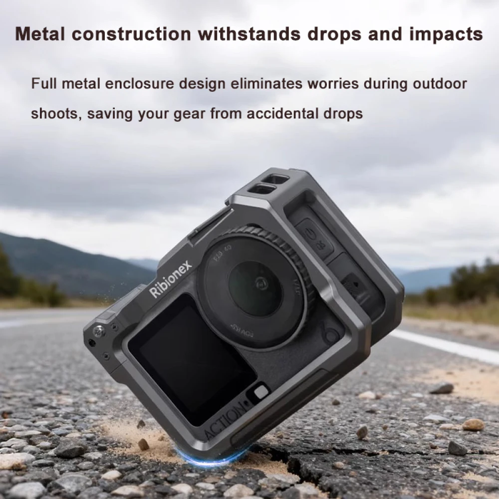 

Street Grip Vlog Holder Combo For DJI Osmo Action6 Camera Rabbit Cage - Camera Accessories for Stable Handheld Video Shooting