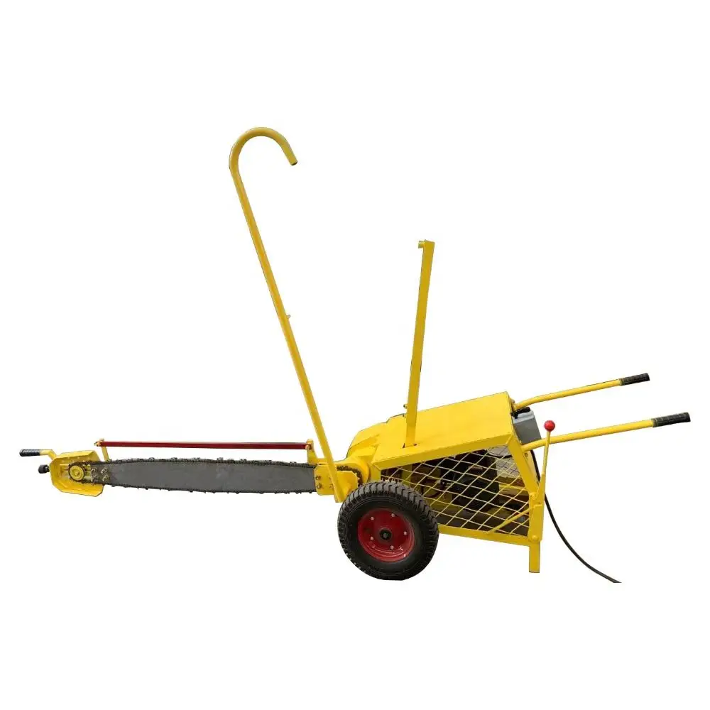 Big Log Sawmill Electric Chainsaw Portable Wood Slasher Timber Cutting Machine Farm Estates Forest Wood Saw Machine