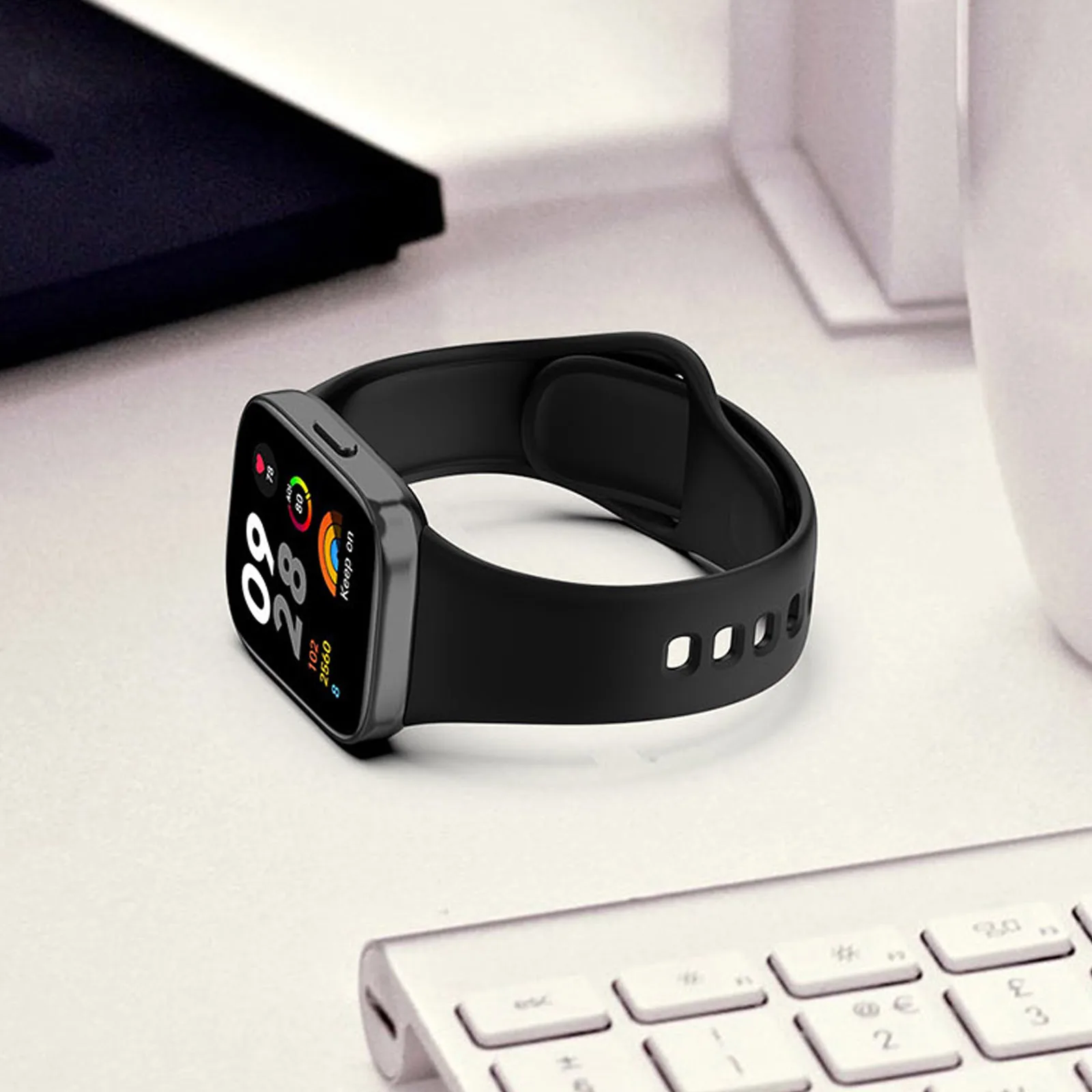 Sport-Silikonarmband für Xiaomi Redmi Watch 3 Zubehör Komfortables Ersatzarmband Correas für Redmi Watch 3 Band – Detail 11