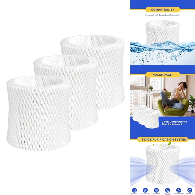 

Humidifier Wicking Replacement Filter For Canopy Bedside Humidifier,Wood Pulp Paper Filter,Humidifier Filters