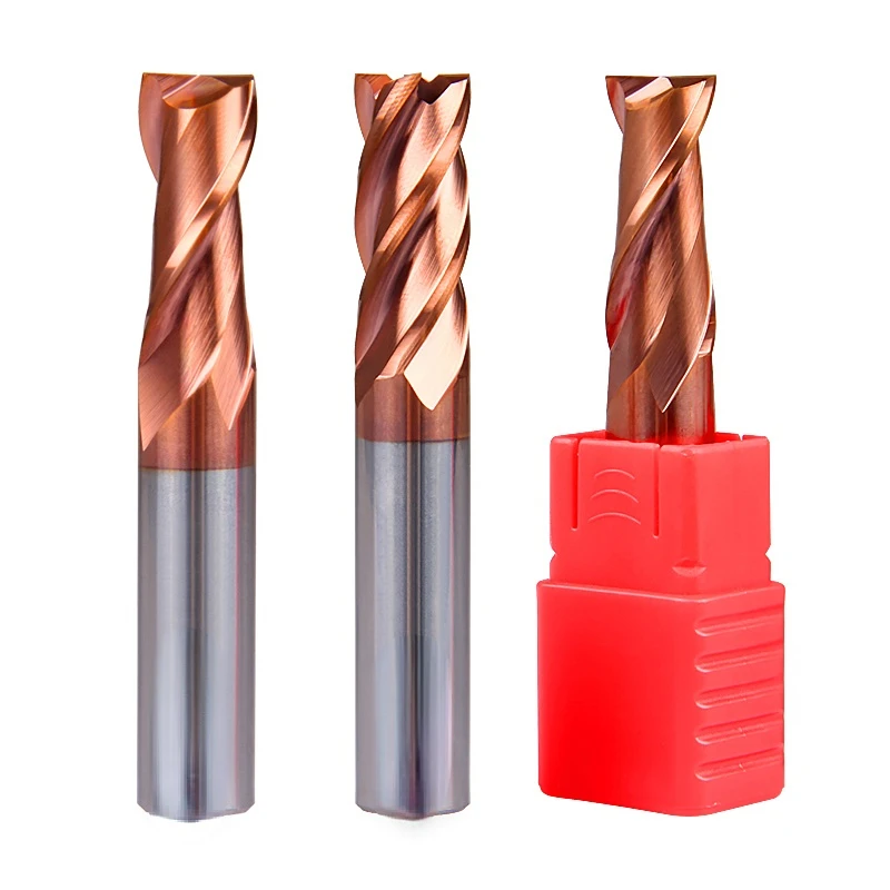 

45/55/60/65 Parallel Shank Solid Tungsten Carbide End Mill CNC End Milling Cutter for Stainless Steel Metal