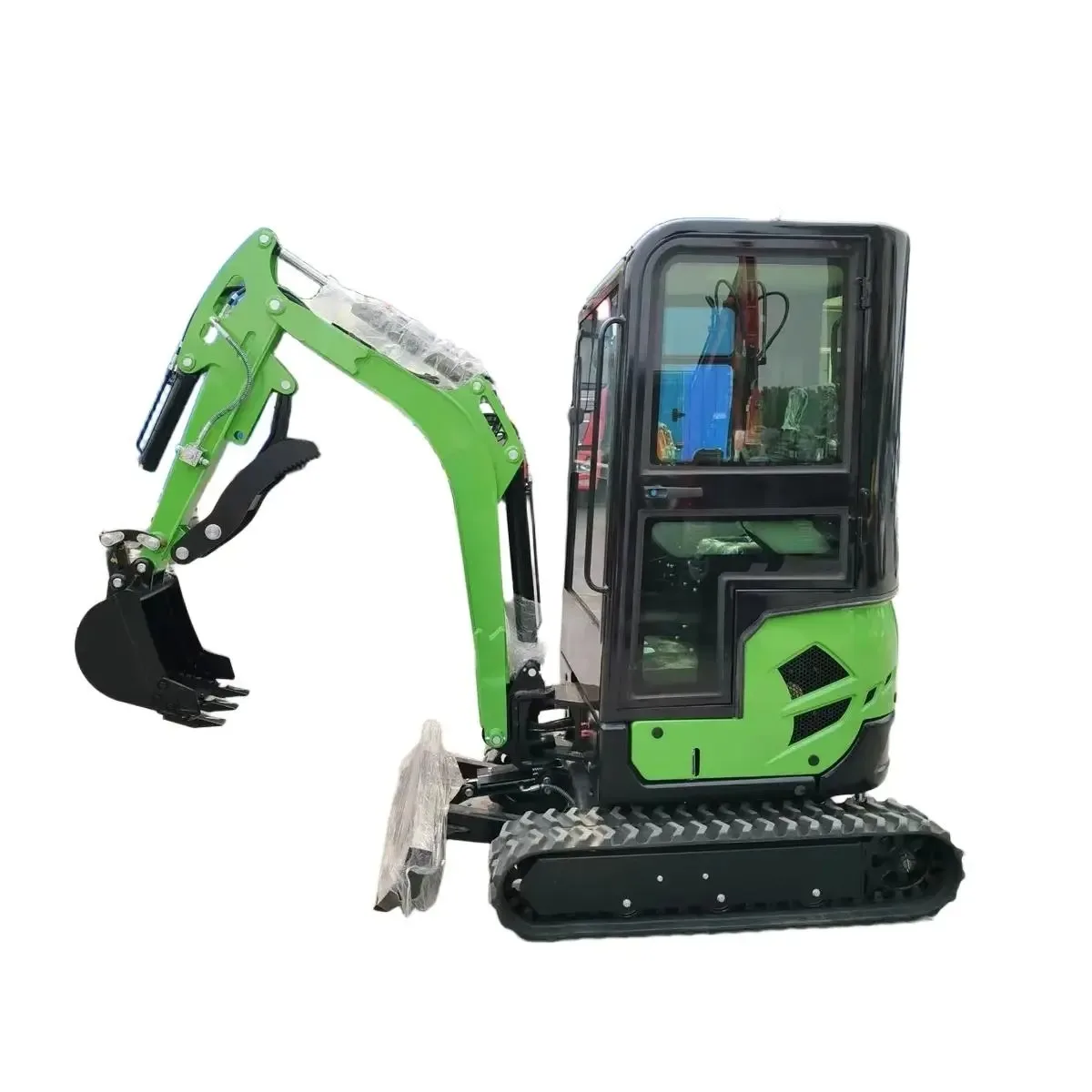 YOUTOP YT18 Pro Mini Excavator 1.8Ton Enclosed Cabin Crawler Digger Kubota Laidong Engine Pilot Control