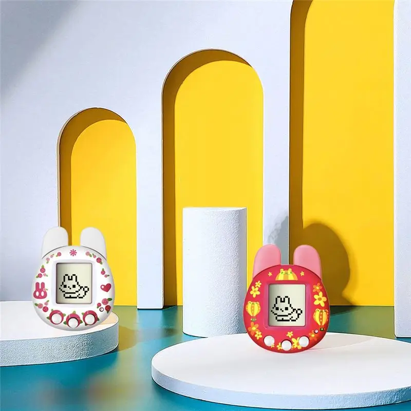 【A01R~】 Handheld Retro Virtual Pet Machine Game Console Electronic Digital Pet Toy for Kids Children(B)
