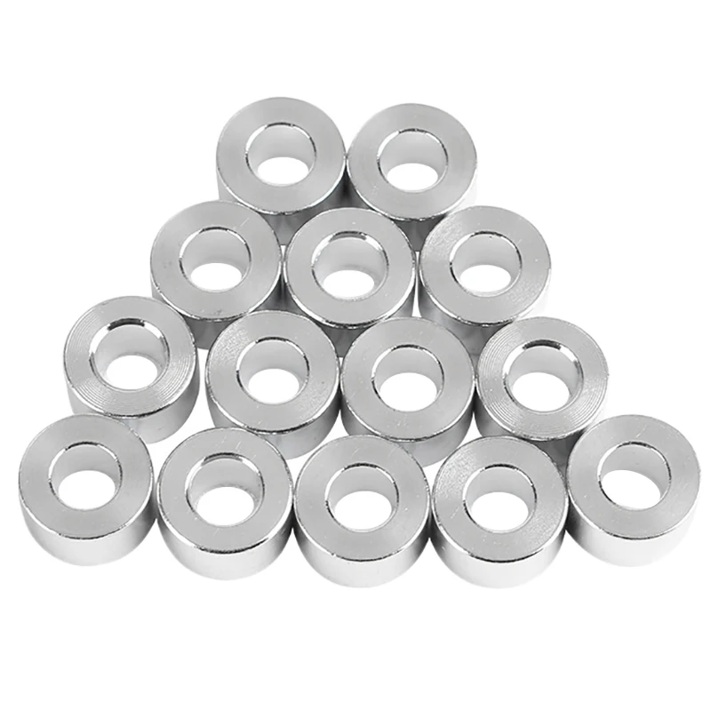 Aluminum Column Flat Gasket Bushing 6Mm Aluminum Bushing Aluminum Barrier 3D Printer Accessories For Openbuilds