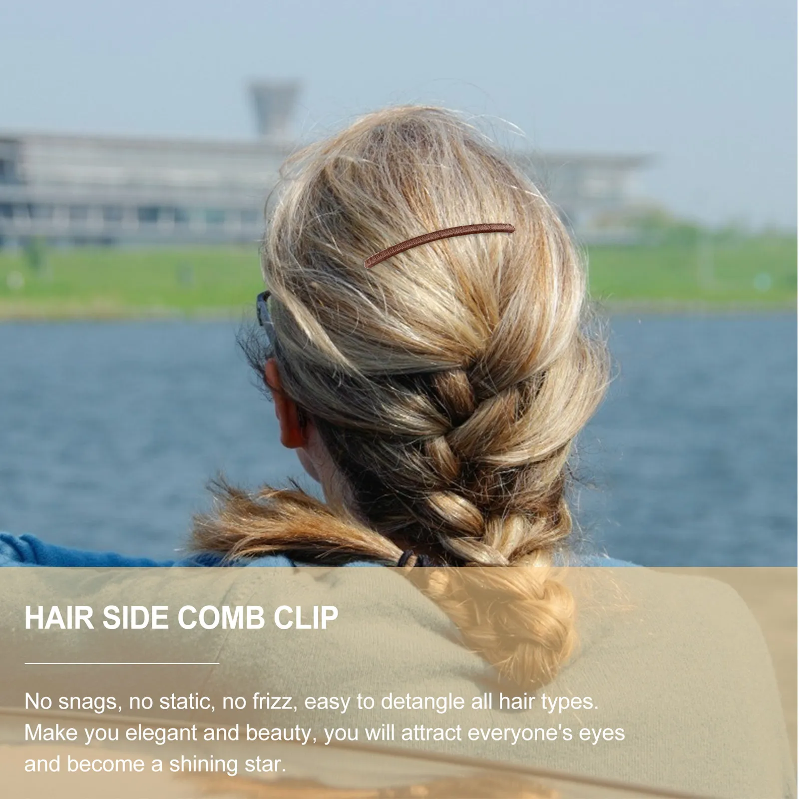 10Pcs Plastic Side Hair Combs 24 Teeth Assorted Colors Bridal Hair Clips for Women Girls Everyday Styling