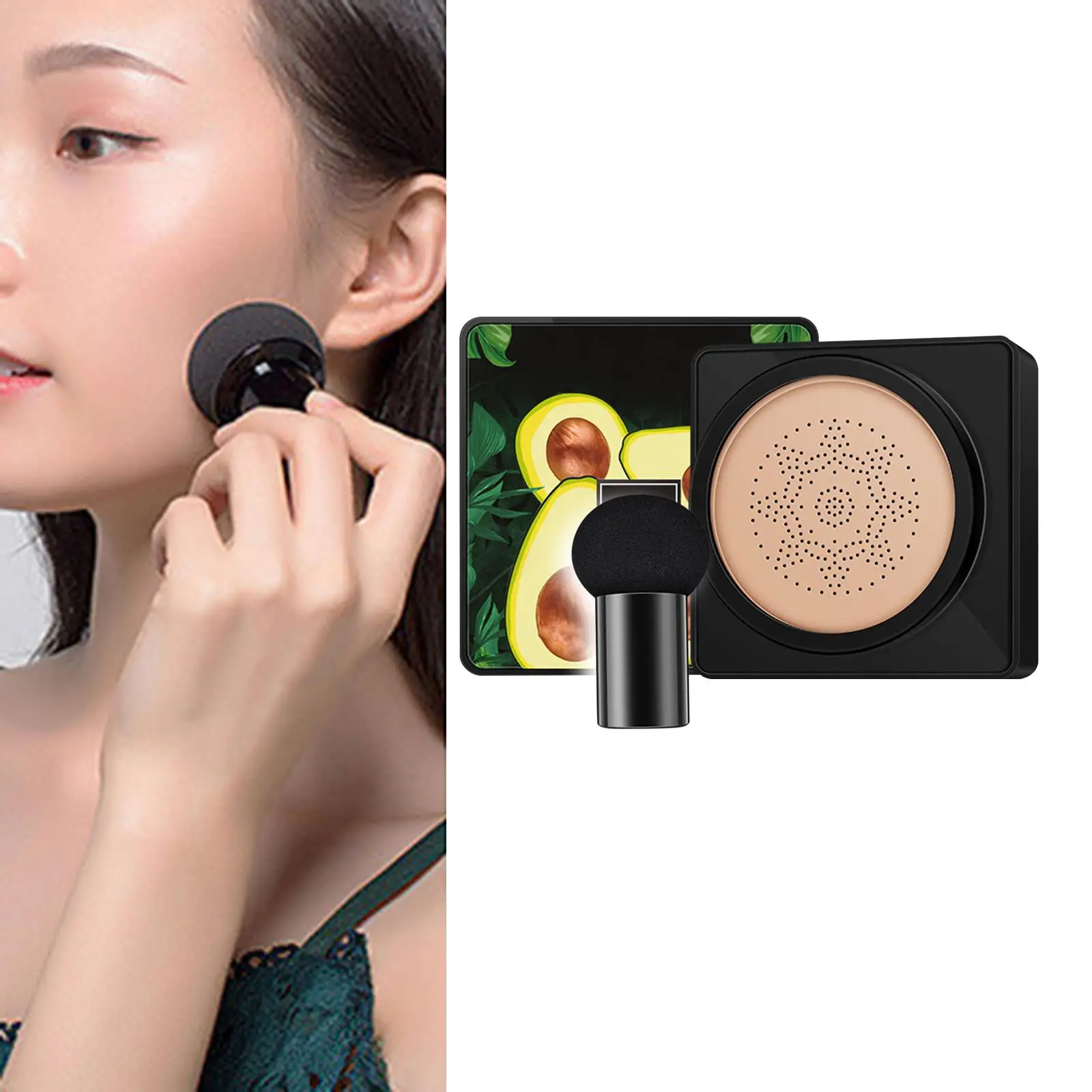 Matte Concealer Makeup Base Primer Air Cushion CC Cream for Long Lasting Flawless Face