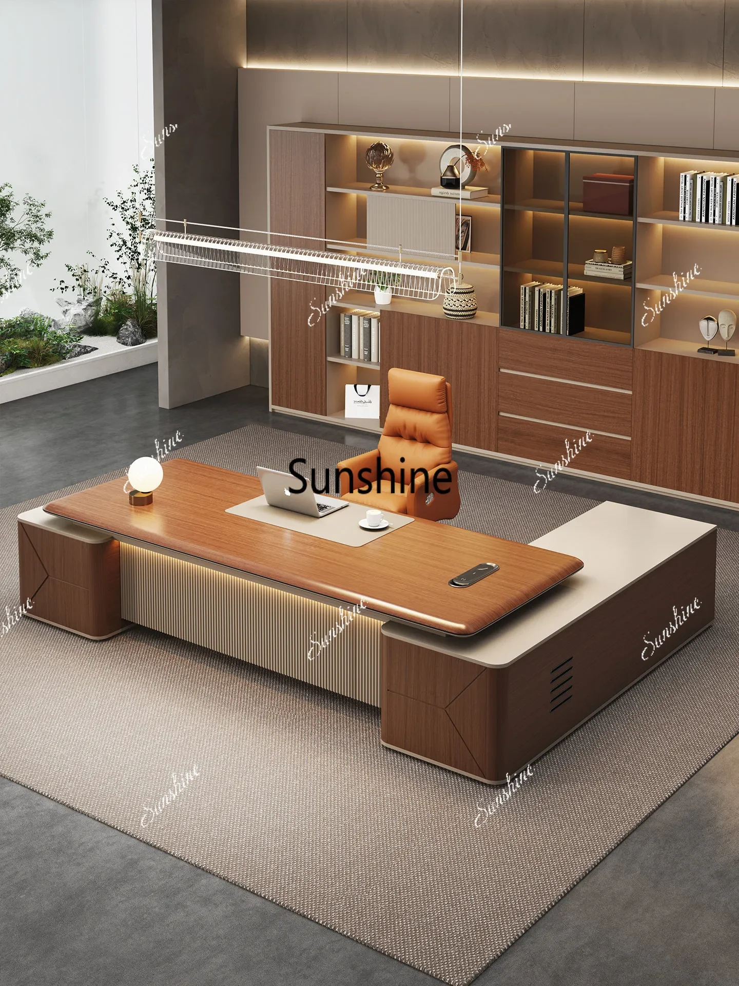Light luxury senior sense president table big class desk manager table T*