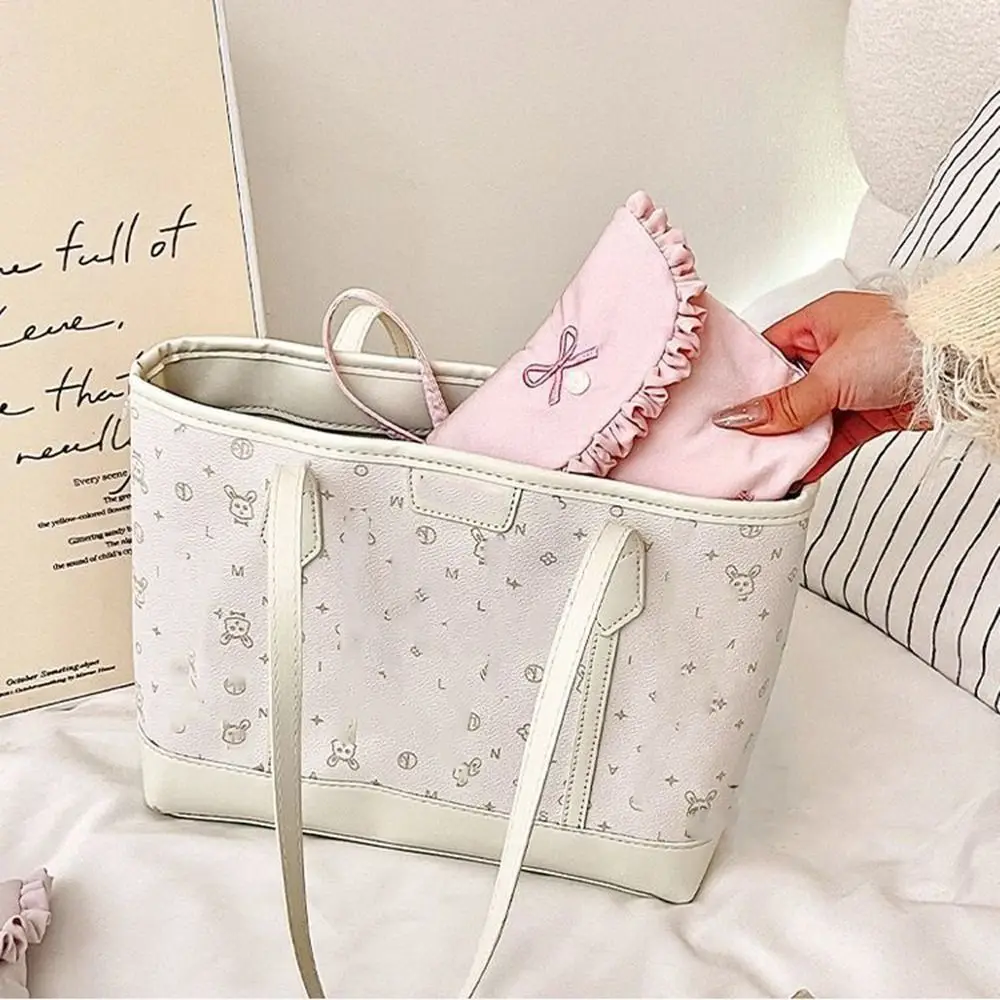 

Large Capacity Mini Cosmetic Bag Bowknot Korean Style Sanitary Napkin Storage Bag Small Item Bag Cotton Cloth Bow Makeup Bag