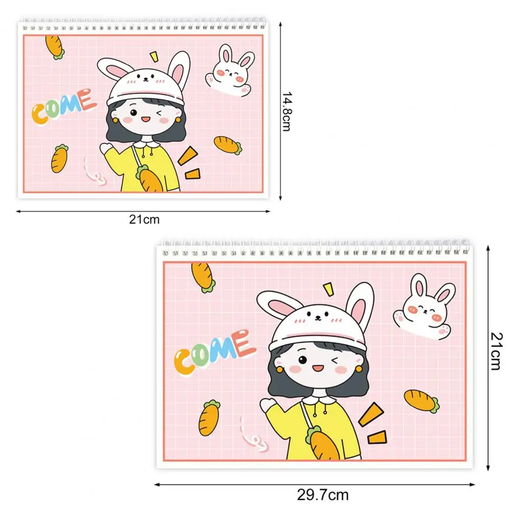 DIY Reusable Creative Sticker Collection Book Cartoon Handbook Nail Stickers Storage Book Empty Collection Book Student Supply