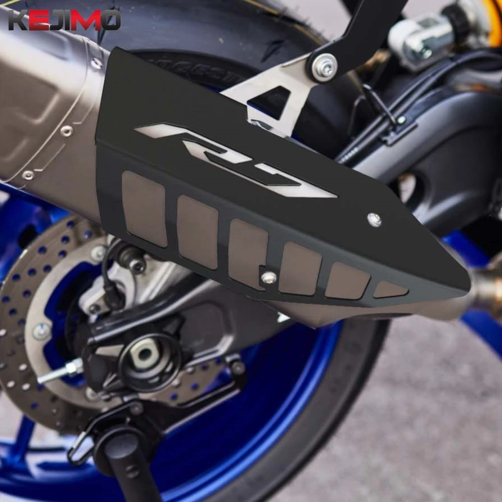 

MT07 FZ07 MT-07 TRACE FZ-07/ABS YZF R7 FOR YAMAHA Accessories Motorcycle Exhaust Pipe Heat Shield Cover Muffler Protector Guard