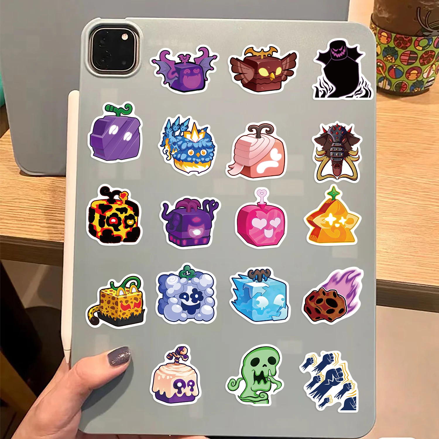 50PCS Blox ผลไม้สติกเกอร์ DIY ไดอารี่แล็ปท็อปสเก็ตบอร์ด Graffiti Decal สนุกสไตล์คลาสสิกของเล่น