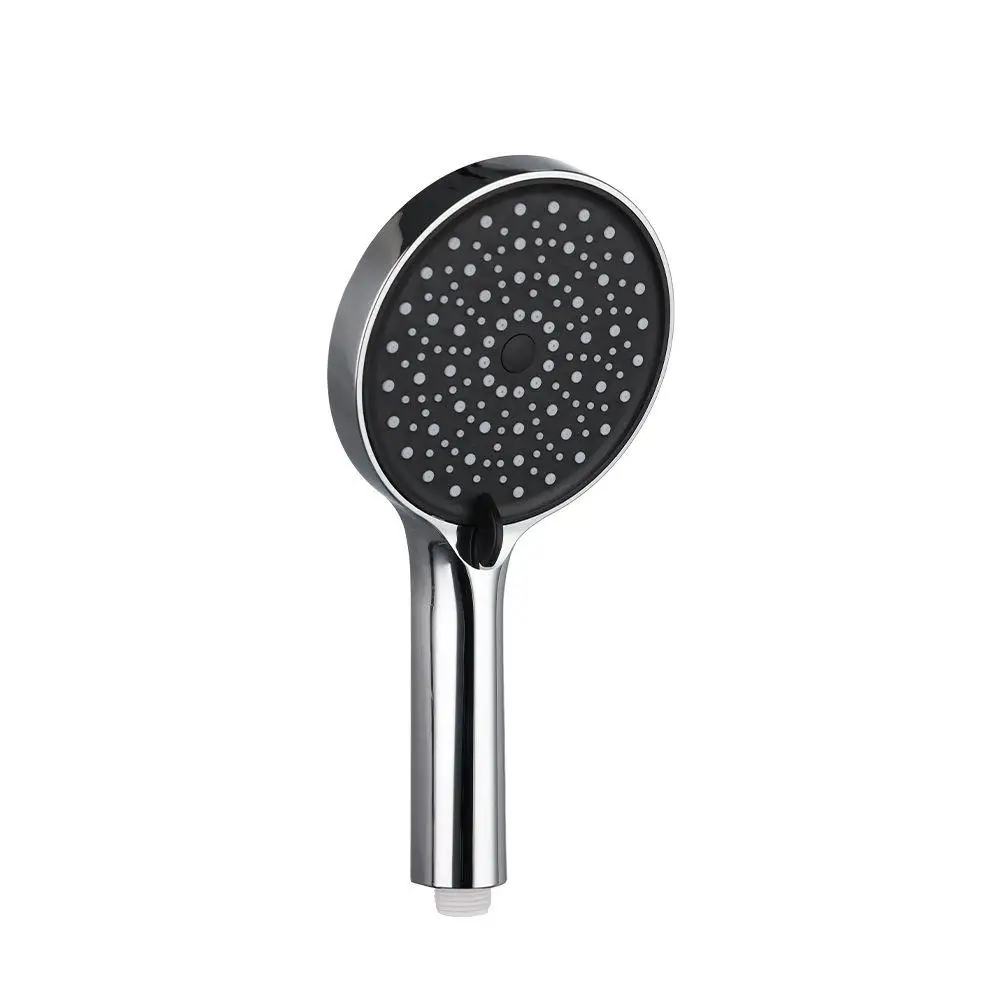 Pommeau de Douche COBBE 3 Modes Grande Anti Calcaire Haute Pression Économie Deau - Noir/Chromé