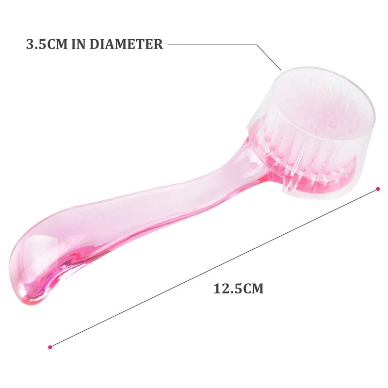 10/20/30/50PCS Plastic Nail Dust Powder Cleaning Brushes Tools Remove Dust Cleaner Scrubbing Brush Nail Clean Tools Nail Brushes