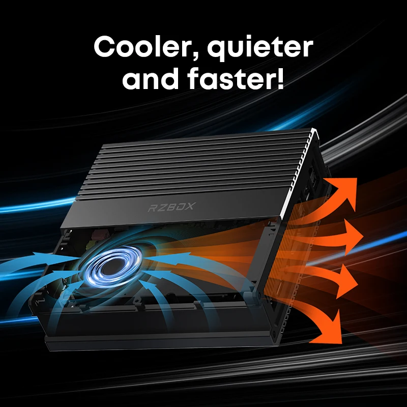 CHUWI-Gaming Mini PC, Radeon Graphics, Windows 11, 16 Threads, 16GB, 512GB, AMD Ryzen 7 5800H, 8 Núcleos, 16 Threads, Até 4,4 GHz