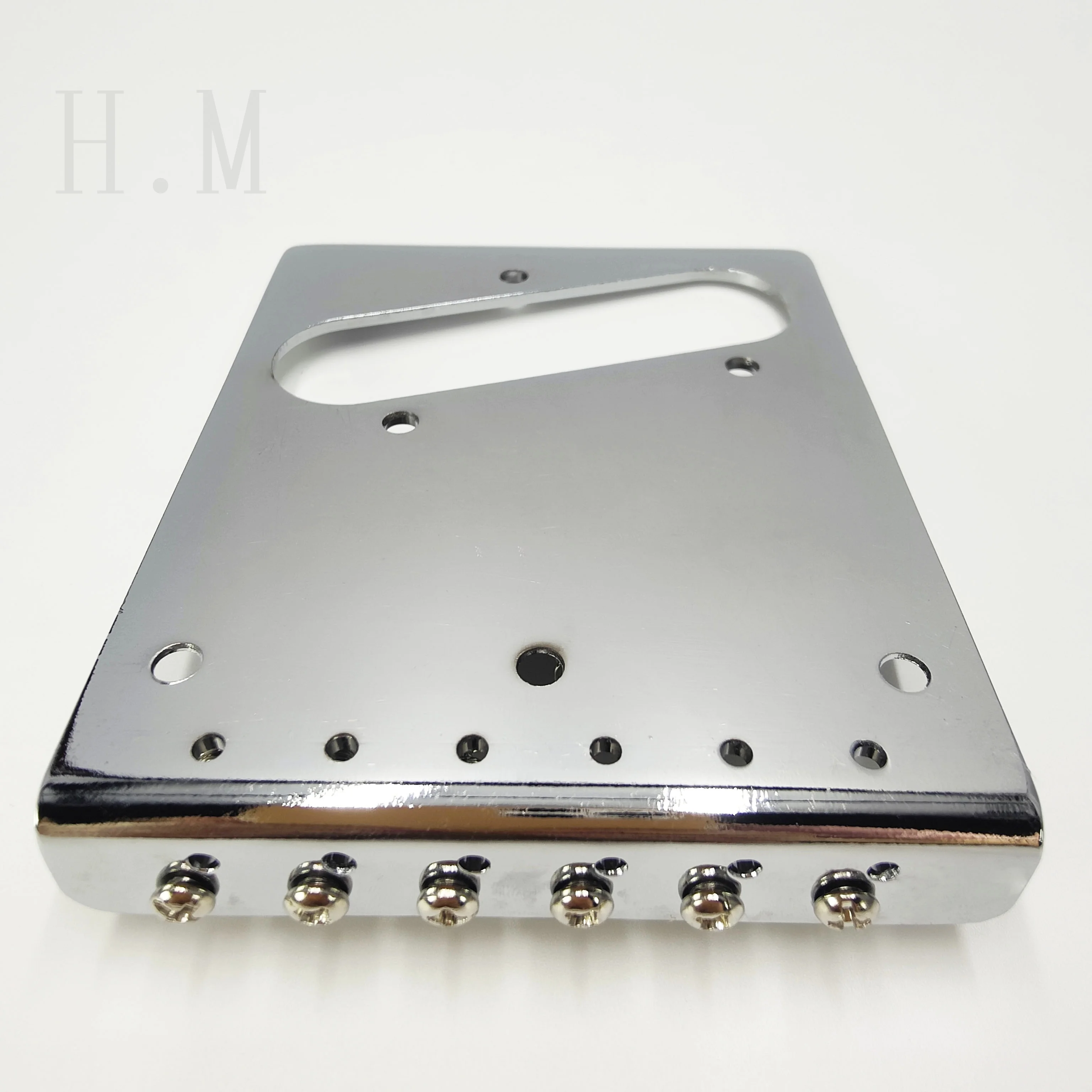 Electric Guitar Cable Plate TL Electric Guitar Bridge Lower Horse Size 6 Straight Metal 6 String Guitar Stringboard Accessories image 4