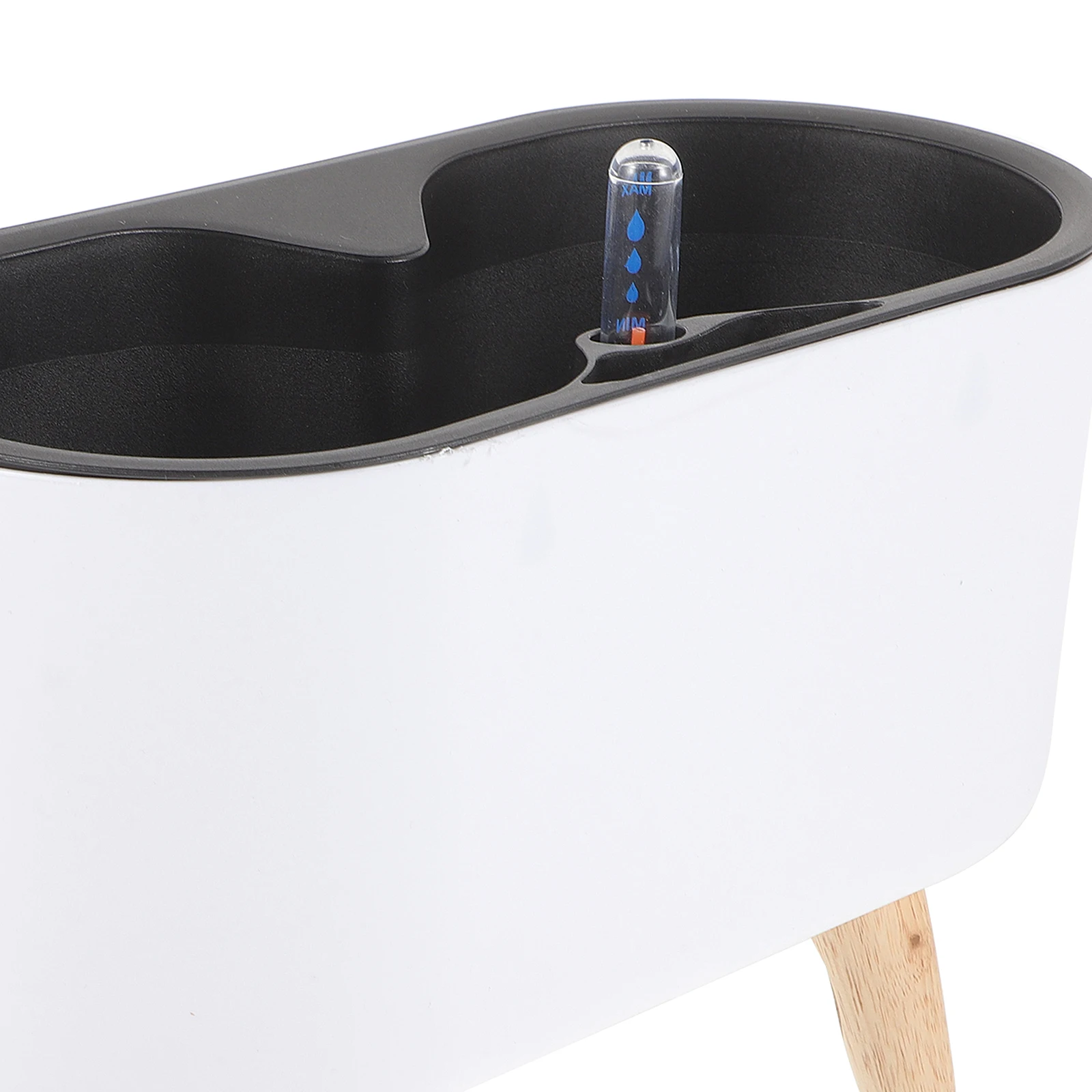 

2pcs Water Indicator Flower Pot Gauge White Plastic Potted Plants Moisture Meter Buoy Display Water Level Gauge Reminder