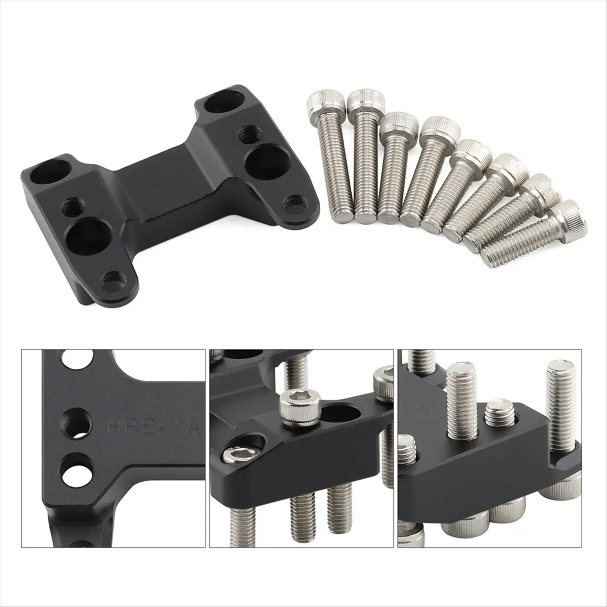 A23Z For TMAX560 T-Max TMAX 560 2022-2024 Handlebar Riser Motorcycle CNC Handle Bar Raiser Extend Mount Clamp Adapter