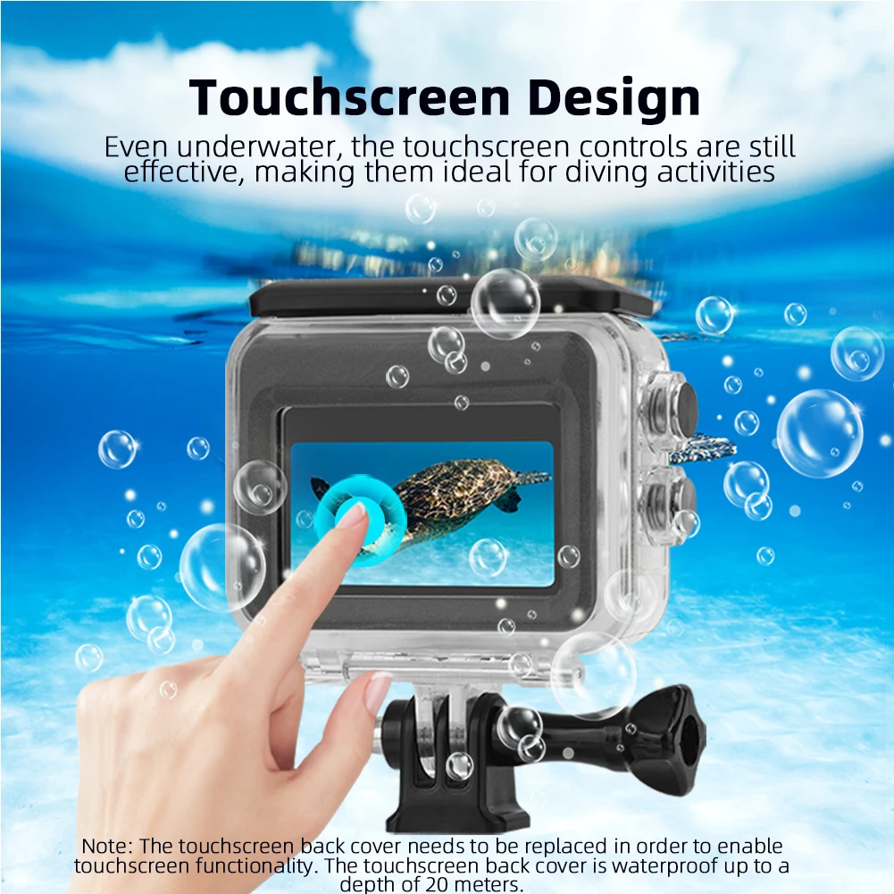 60M Waterproof Housing Case For Insta360 GO 3 Underwater Diving Housing Protective Case For Insta360 GO 3S Camera Accessories