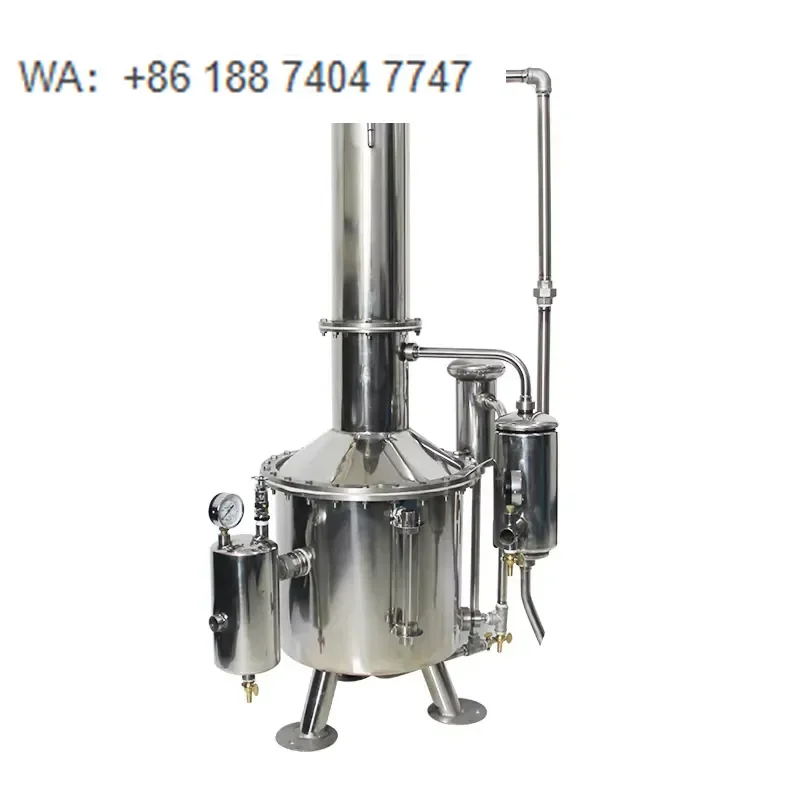 50L-600L Large Double Water Distiller with Steam Heating