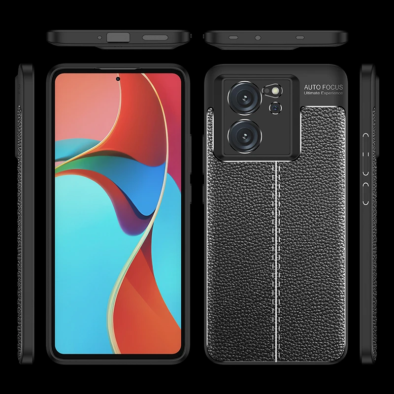 For Cover Xiaomi Mi 13T Pro Case For Mi 13T 13 T Capas Shockproof Phone Back Armor Soft TPU Leather Fundas Mi 13 T 13T Pro Cover